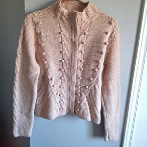 H&M Pink Knit Cardigan